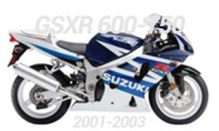 2001-2003 GSXR 600-750 Verkleidung