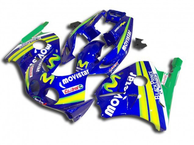 1990-1998 Movistar CBR250RR Verkleidung 1990-1998 Movistar CBR250RR Verkleidung