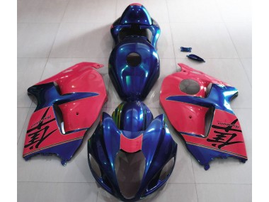 1997-2007 Glänzend Blau & Rot GSXR 1300 Verkleidung