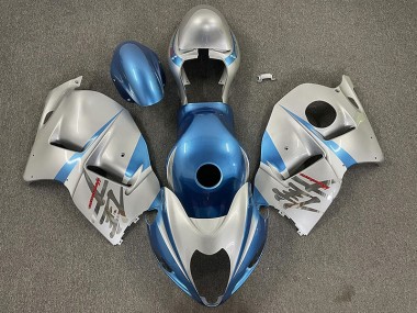 1997-2007 Glänzend Hellblau & Silber GSXR 1300 Verkleidung