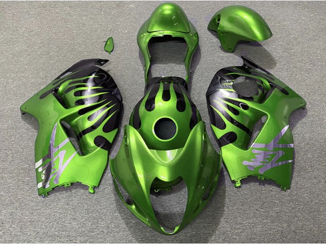 1997-2007 Grün & Schwarz GSXR 1300 Verkleidung 1997-2007 Grün & Schwarz GSXR 1300 Verkleidung