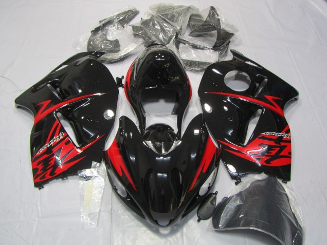 1997-2007 Rot & Schwarz Glänzend GSXR 1300 Verkleidung 1997-2007 Rot & Schwarz Glänzend GSXR 1300 Verkleidung