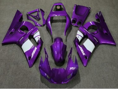 1998-2002 Dunkelviolett & Weiß R6 Verkleidung