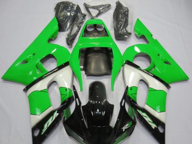 1998-2002 Grün Weiß & Schwarz R6 Verkleidung