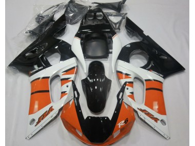 1998-2002 Orange Glänzend & Schwarz R6 Verkleidung