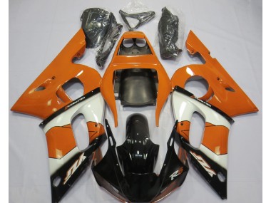 1998-2002 Orange Weiß & Schwarz R6 Verkleidung