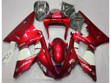 2000-2001 Feuerrot & Weiß R1 Verkleidung