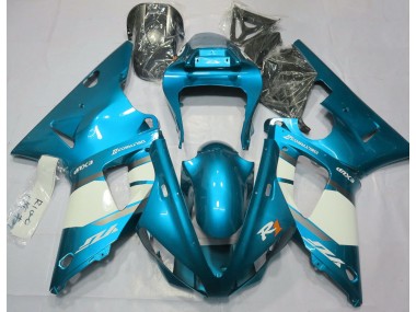 2000-2001 Hellblau & Weiß R1 Verkleidung