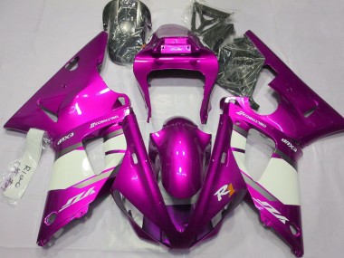 2000-2001 Hot Pink & Weiß R1 Verkleidung