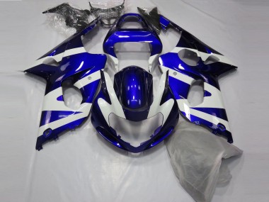 2000-2002 Glänzend Blau & Weiß GSXR 1000 Verkleidung