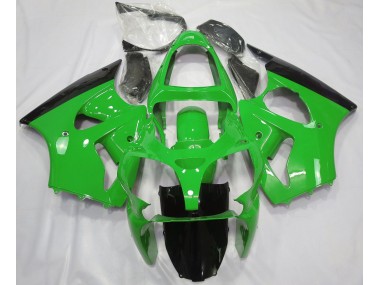 2000-2002 Glänzend Grün & Schwarz ZX6R Verkleidung