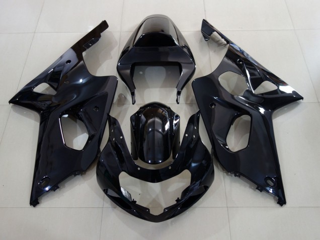 2000-2002 Schwarz Glänzend GSXR 1000 Verkleidung 2000-2002 Schwarz Glänzend GSXR 1000 Verkleidung