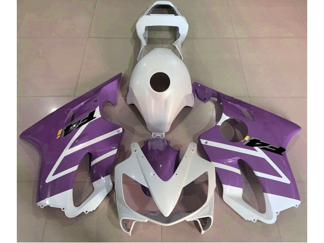 2001-2003 Glänzend Weiß & Lila CBR600 F4i Verkleidung