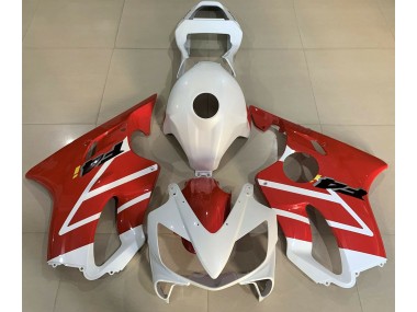 2001-2003 Glänzend Weiß & Rot CBR600 F4i Verkleidung