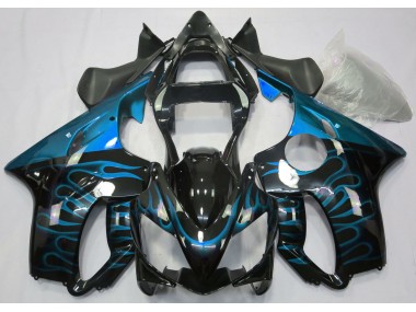 2001-2003 Hellblau Flamme CBR600 F4i Verkleidung