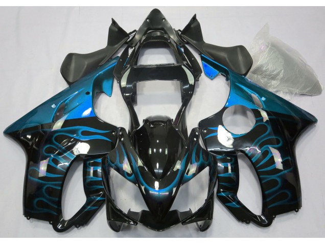 2001-2003 Hellblau Flamme CBR600 F4i Verkleidung