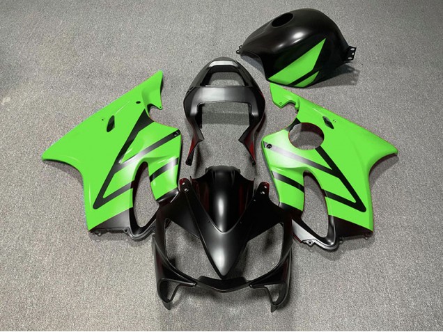 2001-2003 Matt Schwarz & Grün CBR600 F4i Verkleidung 2001-2003 Matt Schwarz & Grün CBR600 F4i Verkleidung