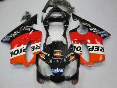 2001-2003 Schwarz Repsol CBR600 F4i Verkleidung
