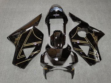 2002-2003 Schwarz Glänzend & Gold CBR954RR Verkleidung