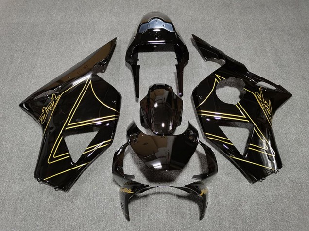 2002-2003 Schwarz Glänzend & Gold CBR954RR Verkleidung 2002-2003 Schwarz Glänzend & Gold CBR954RR Verkleidung