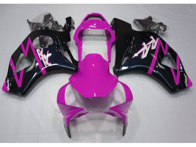 2002-2003 Schwarz Glänzend & Pink CBR954RR Verkleidung 2002-2003 Schwarz Glänzend & Pink CBR954RR Verkleidung
