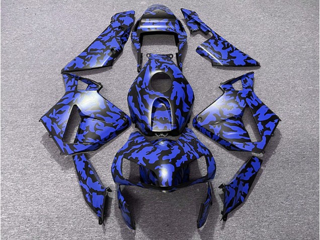 2003-2004 Blau Camo CBR600RR Verkleidung 2003-2004 Blau Camo CBR600RR Verkleidung
