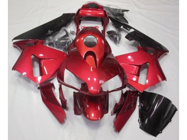 2003-2004 Candy Red Plain CBR600RR Verkleidung