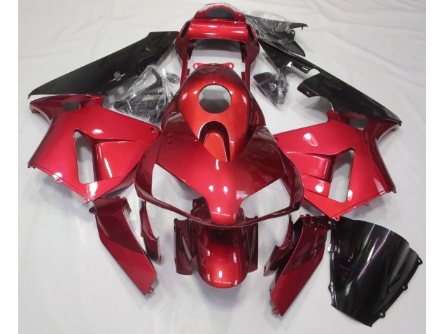 2003-2004 Candy Red Plain CBR600RR Verkleidung 2003-2004 Candy Red Plain CBR600RR Verkleidung