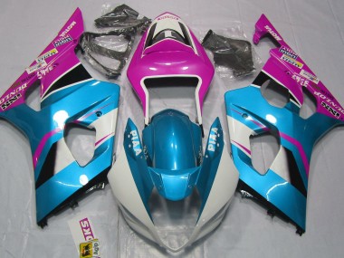 2003-2004 Glänzend Blau & Matt Schwarz GSXR 1000 Verkleidung