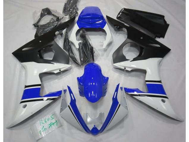 2003-2004 Glänzend Weiß & Blau R6 Verkleidung 2003-2004 Glänzend Weiß & Blau R6 Verkleidung