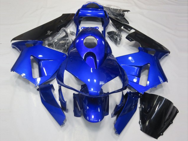 2003-2004 Glänzend Blau & Schwarz CBR600RR Verkleidung 2003-2004 Glänzend Blau & Schwarz CBR600RR Verkleidung