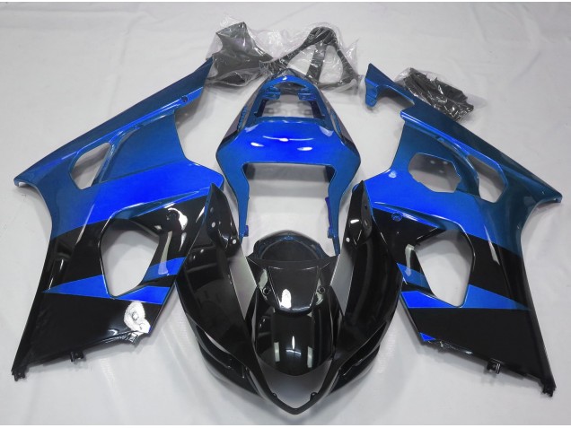 2003-2004 Glänzend Blau & Schwarz GSXR 1000 Verkleidung 2003-2004 Glänzend Blau & Schwarz GSXR 1000 Verkleidung