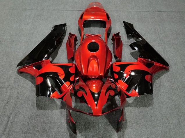 2003-2004 Glänzend Dunkelorange CBR600RR Verkleidung