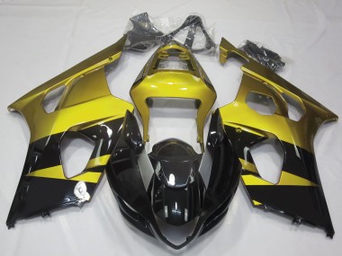 2003-2004 Glänzend Gelb & Schwarz GSXR 1000 Verkleidung