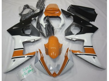 2003-2004 Glänzend Weiß & Orange R6 Verkleidung