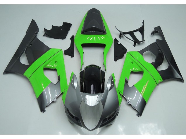 2003-2004 Grün-Silber & Schwarz GSXR 1000 Verkleidung 2003-2004 Grün-Silber & Schwarz GSXR 1000 Verkleidung