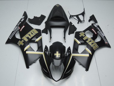 2003-2004 Matt Schwarz Rizla GSXR 1000 Verkleidung