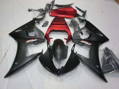 2003-2004 Matt Schwarz & Rot R6 Verkleidung