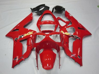 2003-2004 Rot Ninja ZX6R Verkleidung