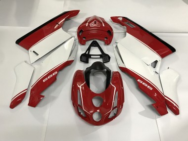 2003-2004 Weiß Rot & Schwarz Ducati 749 999 Verkleidung
