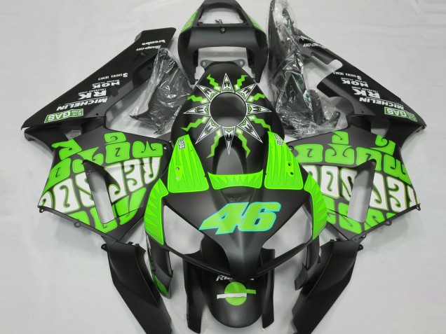 2003-2004 Schleimgrün Rossi Repsol CBR600RR Verkleidung 2003-2004 Schleimgrün Rossi Repsol CBR600RR Verkleidung