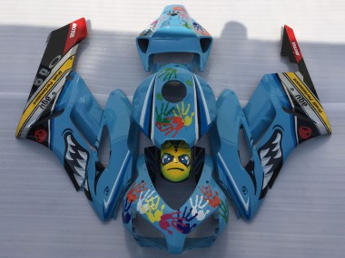 2004-2005 Blauer Hai CBR1000RR Verkleidung