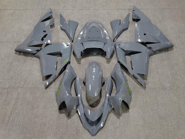 2004-2005 Glänzend Grau & Grün ZX10R Verkleidung