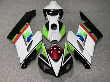 2004-2005 Grüne & Rot Flagge CBR1000RR Verkleidung