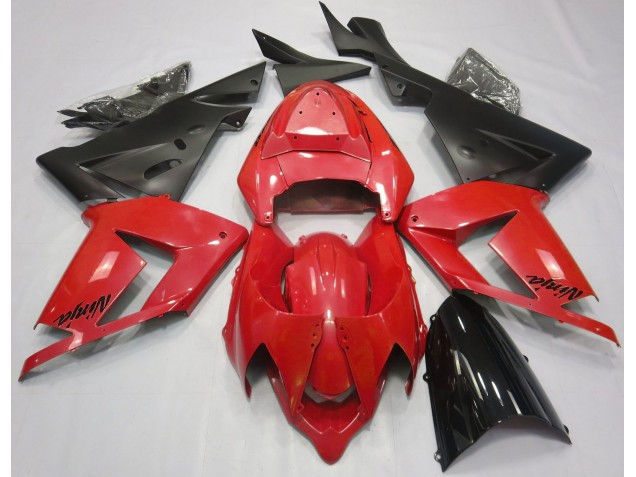 2004-2005 Perlrot & Schwarz ZX10R Verkleidung 2004-2005 Perlrot & Schwarz ZX10R Verkleidung