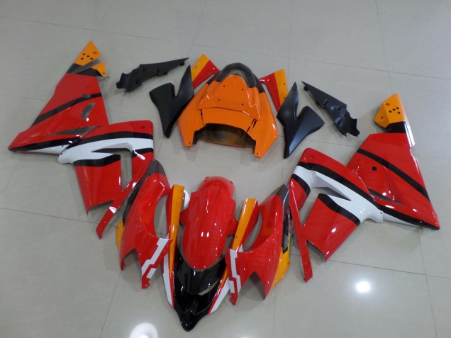 2004-2005 Rot-Weiß-Rosa ZX10R Verkleidung 2004-2005 Rot-Weiß-Rosa ZX10R Verkleidung