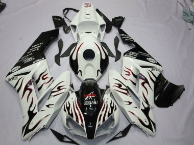 2004-2005 Schwarz & Rot Flamme CBR1000RR Verkleidung