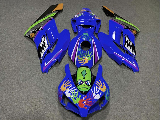 2004-2005 Tiefes Blauer Hai CBR1000RR Verkleidung 2004-2005 Tiefes Blauer Hai CBR1000RR Verkleidung