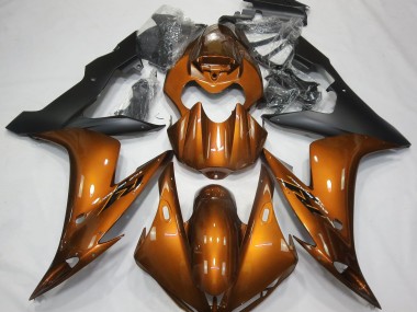 2004-2006 Orange Glänzend & Schwarz R1 Verkleidung