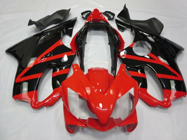2004-2007 Glänzend Schwarz & Rot CBR600 F4i Verkleidung 2004-2007 Glänzend Schwarz & Rot CBR600 F4i Verkleidung